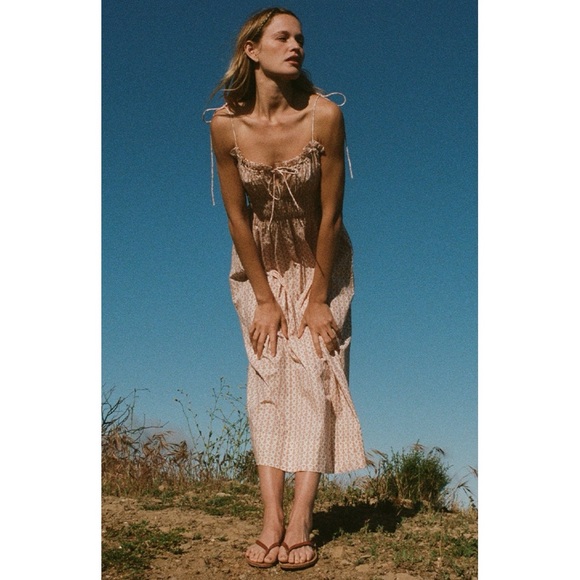 Doen Rhoda dress in Marigold Meadow